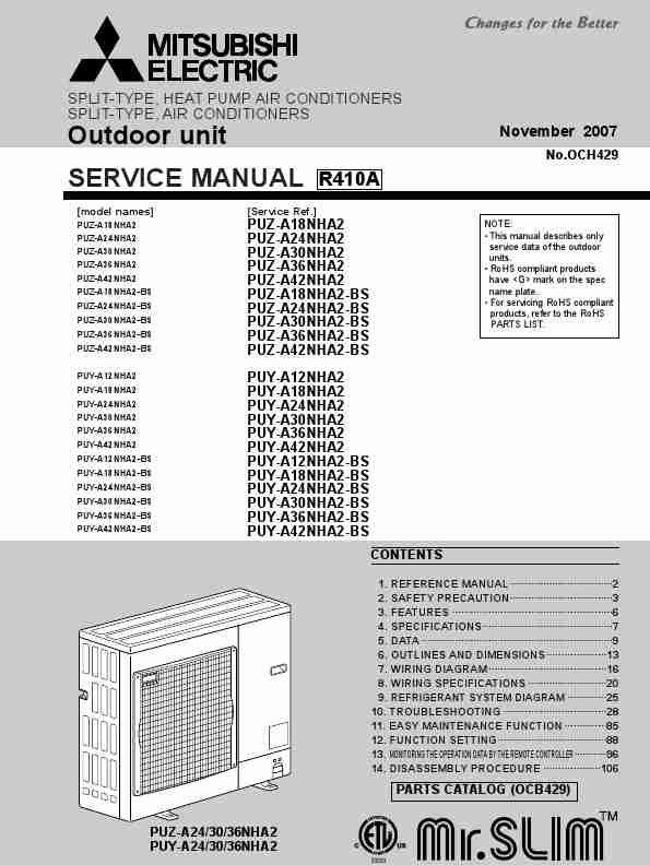 MITSUBISHI ELECTRIC PUZ-A42NHA2-BS-page_pdf